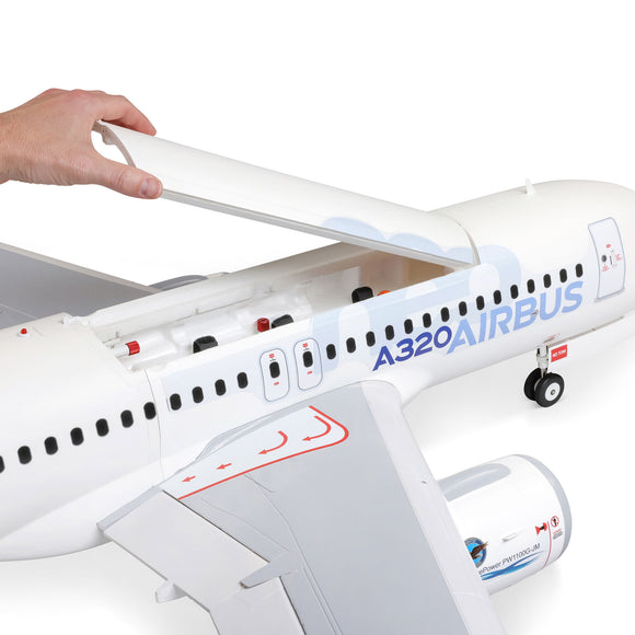 Airbus A320neo 1.5m Airliner Twin 64mm EDF BNF Basic with AS3X+ and SAFE Select