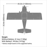 E-flite RV-7 1.1m BNF Basic with SAFE Select and AS3X