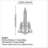 SR-71 Blackbird Twin 40mm EDF BNF Basic with AS3X and SAFE Select