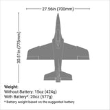 E-flite Habu SS 50mm EDF BNF Basic