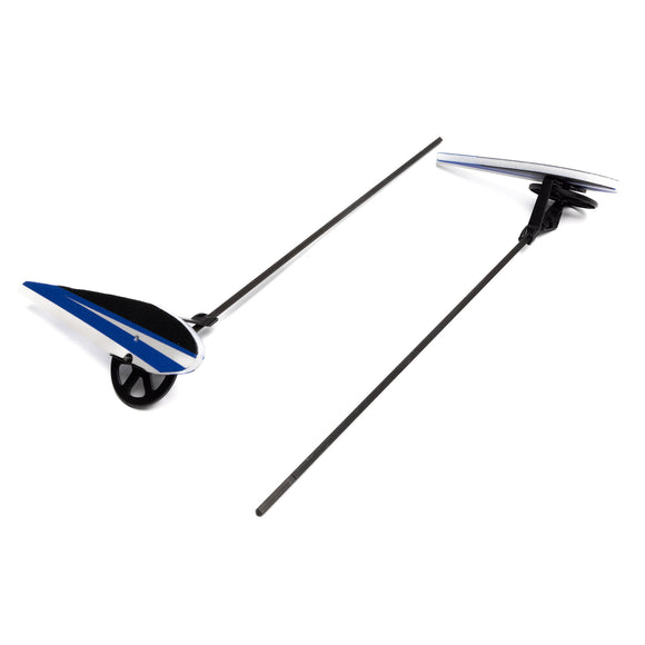 Landing Gear Set: 4-Site Biplane 3D FF (Flat Foamy) 800mm