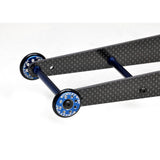 Adjustable RC Wheelie Ladder Bar Set, 2 Wheels, Carbon Fiber: Traxxas 2WD Slash