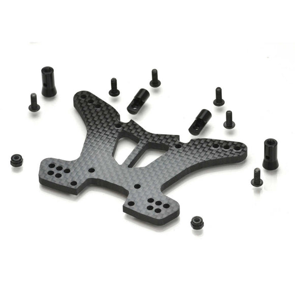 TRAXXAS SLASH 4X4 CARBON FIBER SHOCK TOWER- REAR, 4WD SLASH/ RALLY