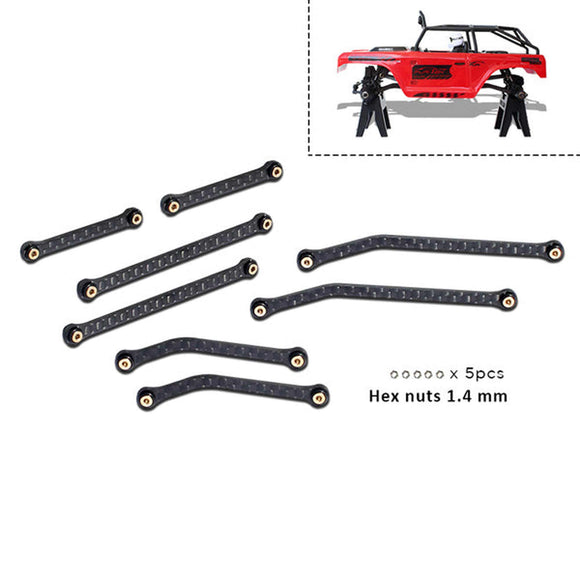 Carbon High Clearance Links Set: SCX24 Deadbolt