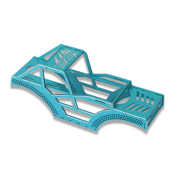 Raptor Aluminum Frame Kit, Blue Aqua: SCX24