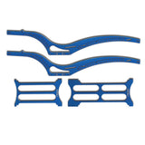 Scythe Aluminum Rail Frame, Blue: SCX24 Jeep Gladiator