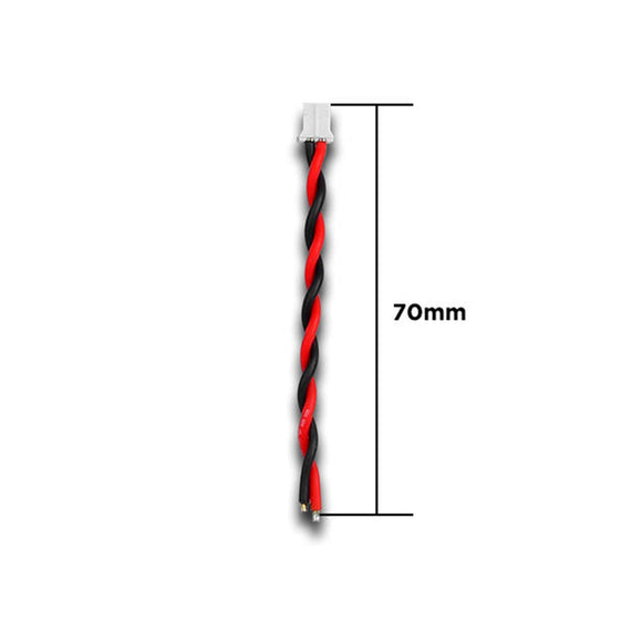 High Quality Female 2-pin JST-PH, 70mm