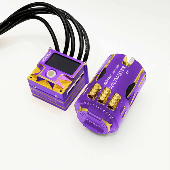 SlideVolt Drift Combo: SlideTech ESC & Voltmaster Brushless Motor, Royal Purple