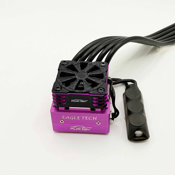 FURITEK EAGLETECH 160A 1/10 SENSORED BRUSHLESS ESC W/ FAN – FOR DRIFT & RACING – PURPLE EDITION