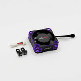 Furitek AeroSpin 30K Aluminum Fan Kit for SlideTech ESC – Black Purple Edition
