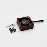 Furitek AeroSpin 30K Aluminum Fan Kit for SlideTech ESC – Black Red Edition