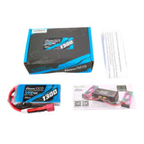 7.4V 1300mAh 2S 45C G-Tech Smart LiPo Battery: Deans