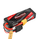 7.4V 2200mAh 2S 60C Hardcase G-Tech LiPo Battery: XT60