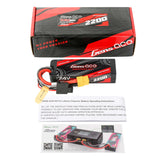 7.4V 2200mAh 2S 60C Hardcase G-Tech LiPo Battery: XT60