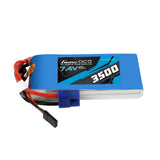7.4V 2800mAh 2S Receiver LiPo Battery: EC3, JR