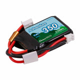 Gens ace Adventure 350mAh 2S 30C 7.4V Lipo Battery Pack with JST Plug
