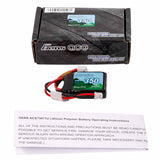 Gens ace Adventure 350mAh 2S 30C 7.4V Lipo Battery Pack with JST Plug