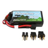 Gens Ace Adventure High Voltage 3600mAh 3S1P 11.4V 60C G-tech Lipo Battery with Deans and XT60 adapter