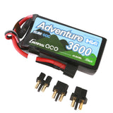 Gens Ace Adventure High Voltage 3600mAh 3S1P 11.4V 60C G-tech Lipo Battery with Deans and XT60 adapter