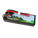 7.4V 5000 mAh 2S 100C, G-Tech Smart LiPo, Hard Case, Deans