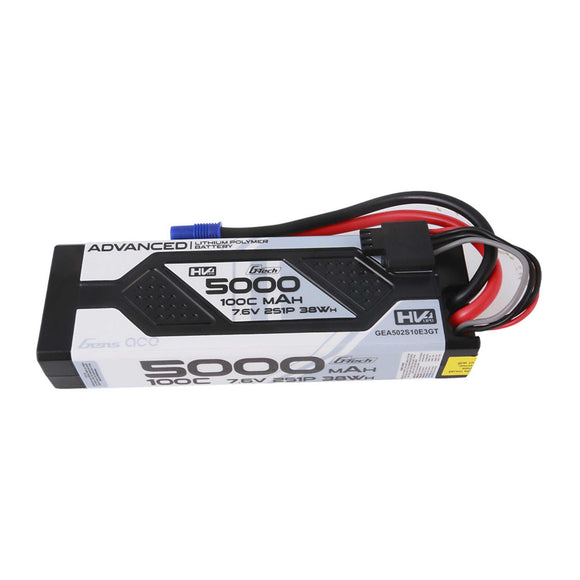 7.6V 5000mAh 2S 100C G-Tech Smart Lipo: EC3