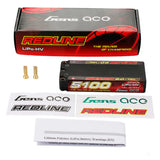 7.6V 5100mAh 2S 140C Redline 2.0 LiHV Hardcase Battery: 5.0mm Bullet