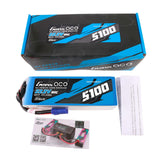 Gens ace 22.2V 6S 80C 5100mah G-tech Lipo Battery Pack with EC5 Plug
