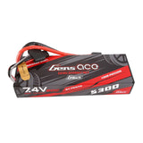 G-tech 5300mAh 7.4V 60C 2S1P HardCase Lipo, EC3