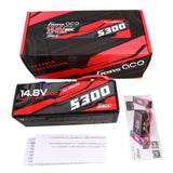 5300mAh 4S 14.8V 60C G-Tech Hardcase Lipo battery:EC5