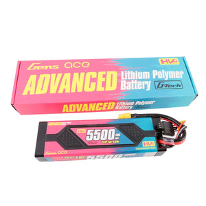 7.6V 5500mAh 2S 100C LiHV TRX battery XT60