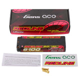 7.6V 6100mAh 2S 140C LCG LiHV 5.0mm bullet Redline 2.0