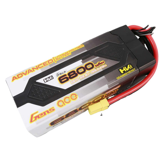 Gens ace G-tech Advanced 6800mAh 22.8 V 100C 6S1P HardCase Lipo Battery Pack 61# with EC5