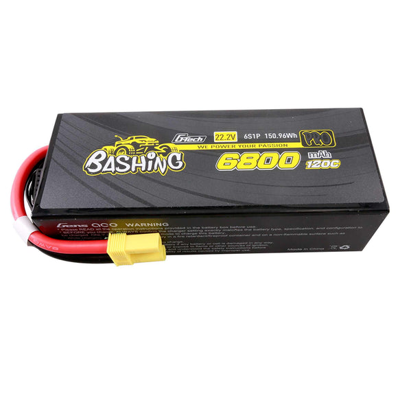 Gens ace G-tech Bashing Series 6800mAh 22.2V 120C 6S1P Lipo Battery Pack with EC5