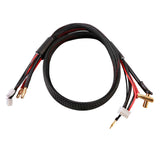 2S / 4S Charge Cable: 5mm battery bullet with 4.0mm bullet Connector to the charger