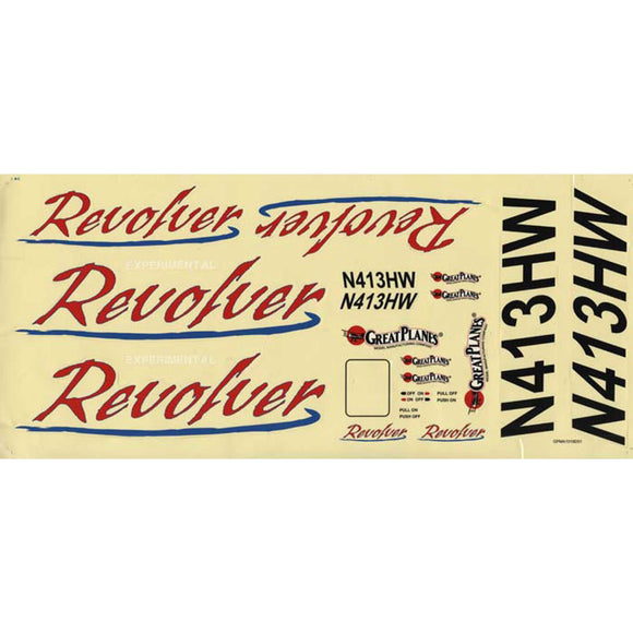 Decal Revolver .61 ARF