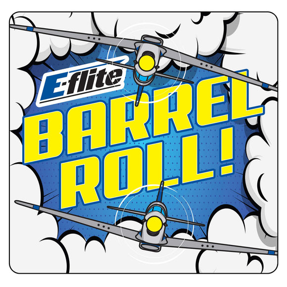 Eflite Barrel Roll Sticker