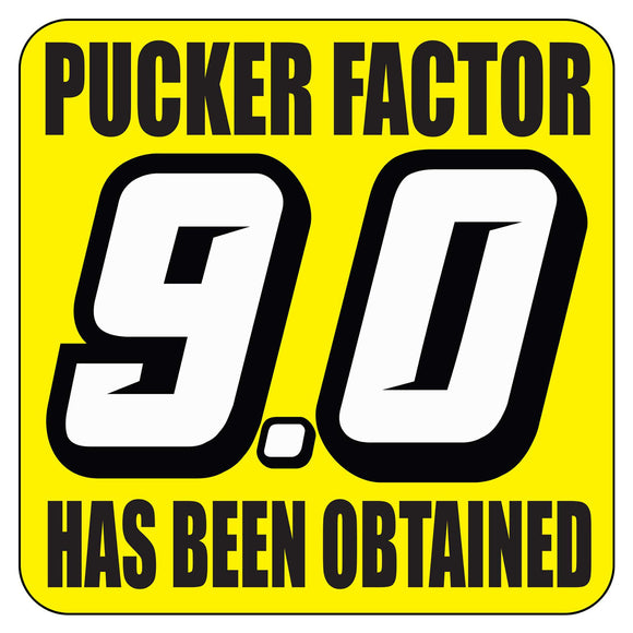 Pucker Factor Sticker