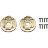 Hot Racing Brass Currie F9 Portal Steering Knuckle Caps: Axial UTB