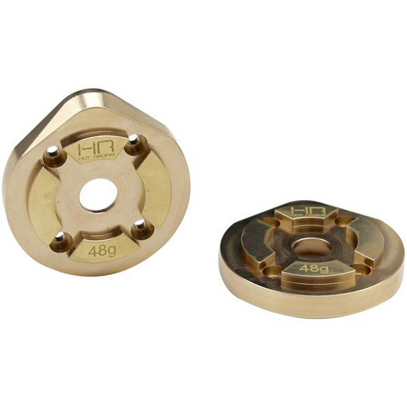 Hot Racing Brass Currie F9 Portal Steering Knuckle Caps: Axial UTB