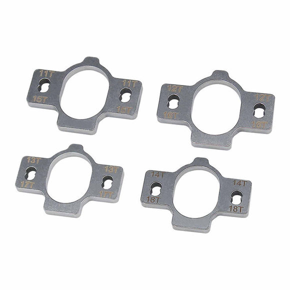 Steel Pinion Gear Guide Plates, 1/8 Axial AXP8 Gilamon (4)