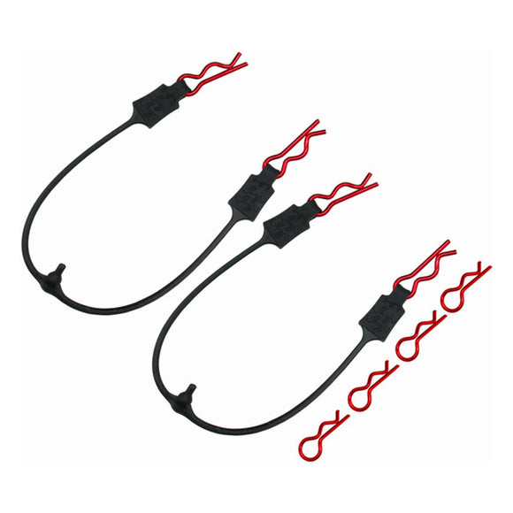 1/8 - 1/10 Rubber Leash Body pin (Red)