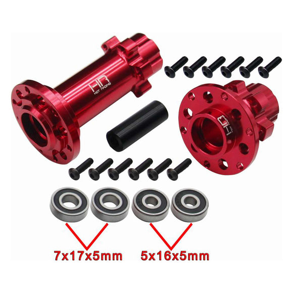 CNC Aluminum Hub Set Red: Losi Promoto-MX