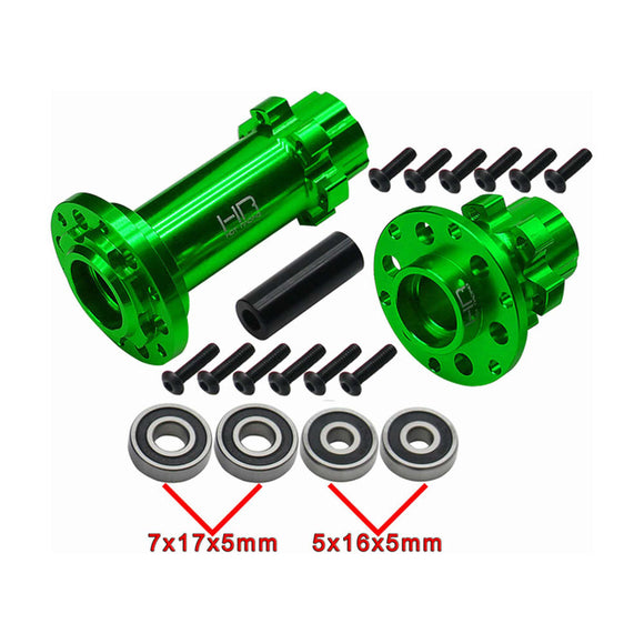 CNC Aluminum Hub Set Green: Losi Promoto-MX