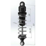 Aluminum Damper Shock 87mm (2) for Mini Maxx