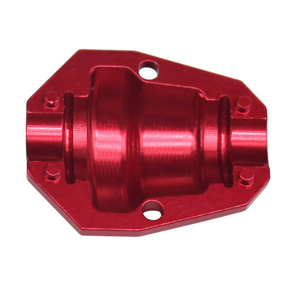 Red Aluminum Diff Cover, 1/18 Redcat Ascent 18