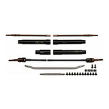 20mm Wide Brass Axle Tube Set: PRO