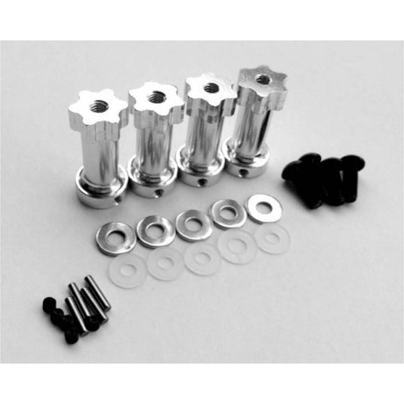 Aluminum 12mm Hex Wheel, 25mm Extension