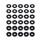 7.8x3mm Aluminum Bulkhead Washer (30) Black
