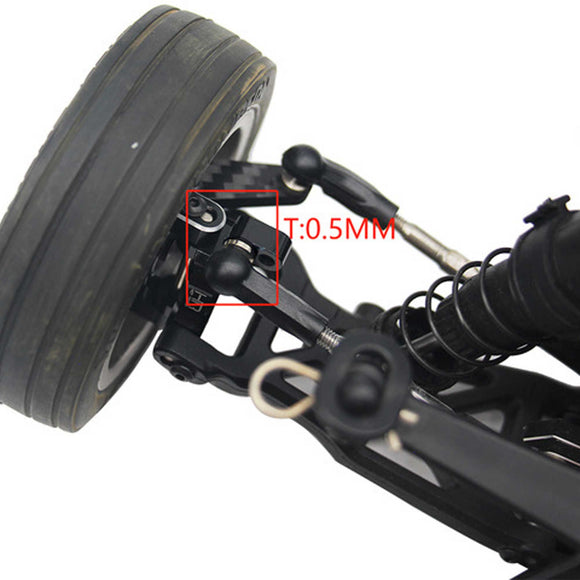 7.8x3mm Aluminum Bulkhead Washer (30) Black