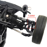 7.8x3mm Aluminum Bulkhead Washer (30) Black